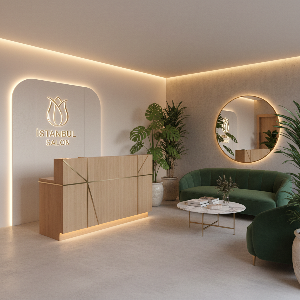 HairLoom ofis resepsiyonu