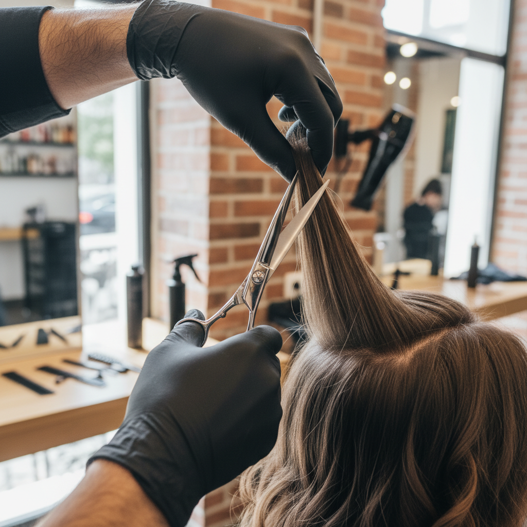 Profesyonel klasik saç kesimi