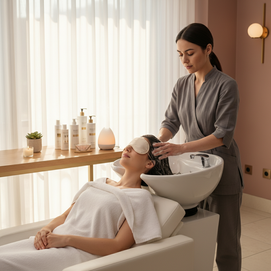 Profesyonel saç bakımı keratin tedavisi
